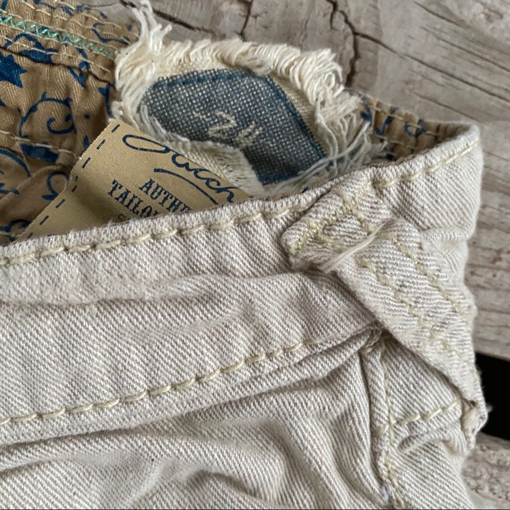 NWT Stitch's cream  casual regular  pants 24 - Picture 5 of 7